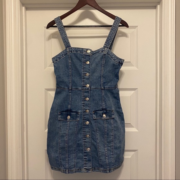 H & M Divided Denim Dress - Picture 1 of 3
